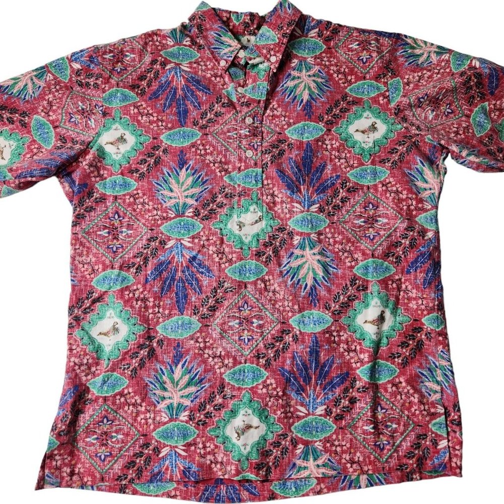 Vintage Reyn Spooner Mele Kalikimaka 1990 Hawaiian Christmas Lt Issue Shirt